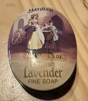 Vintage Yardley English Lavender Bar Fine Soap Tin can 3.5Oz England (See Pics)
