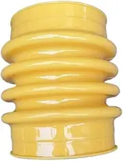 Yellow Polyurethane Jumping Jack Bellows Boot 17 X 24.5cm for Wacker Rammer Compactor Tamper for Power Tools Accessories