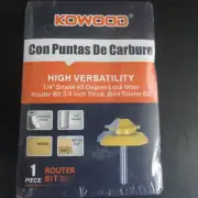 KOWOOD 1/4" inch Shank Router Bit