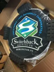 Switchback Brewing Brewery LED Light BEER Sign 19” Logo Rare New Burlington VT