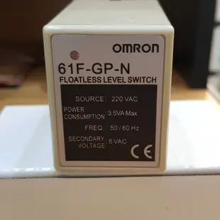 OMRON 歐姆龍 61F-Gp-N 220V 61F Gp N 61F-Gp 無浮子液位開關