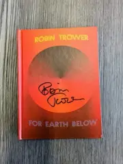 ROBIN TROWER Autograph Signed 2025 50th ANNIV EARTH BELOW & RARITIES 4 CD BOXSET