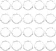 Coin Holder Capsules: 100pcs 21mm Clear Round Plastic Coin Container Case Coin Protectors for Collection, Storage and Display