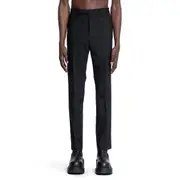 [RICK OWENS] Hollywood Slim Astaires in Paper Finish Wool Black