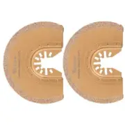 2PCS Universal Carbide Oscillating Multitool Saw Blades For Grit Grout Removal