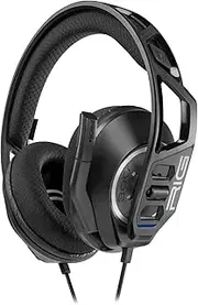 RIG 300 PRO HS Gaming Headset Compatible with PlayStation PS5, PS4, Xbox Series X|S, Xbox One, Mobile & PC with 3.5mm - Flip-Up Mic, 40mm Speakers - Black