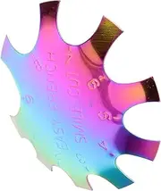 FOYTOKI Stainless Steel Nail Stencil Plate Women's Nail Art Template for Lovers