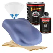 HOT ROD FLATZ Astro Blue Metallic Quart Kit URETHANE Flat Auto Car Paint Kit