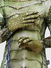 Smiffys 51661 Universal Monsters Creature From The Black Lagoon, Men, Green, One Size