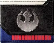 [The Empire Strikes Back] Star Wars Rebel Alliance Smuggler Han's Outfit Black ID and Card Bi-Fold Wallet