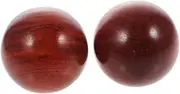 Ipetboom Hand Massage Balls Wooden Exercise Balls for Hand Stretching Palm Rolling Set of 3