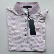 GREYSON Wolf Whisperer Scarlett Golf Polo Size M Antelope Multi Pink Women's NWT