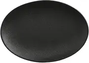 Maxwell & Williams Caviar Oval Plate 35x25cm Black