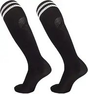 4 Soccer Socks,Striped Soccer Socks Running Sports Socks - Compression Socks Football Socks Non-Slip Long Tube Knee High Stockings Socks Generic