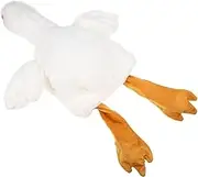Plush Goose Puppet Head Fun Comfortable Goose Headgear for Storytelling Party Photo Shooting