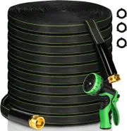 Garden Hose 100 Ft Water Hose Flexible Heavy Duty Outdoor Lightweight No Kink Lo