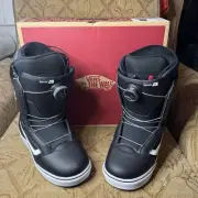 VANS Encore OG - 2024 Women's Snowboard Boots - Black / White Size 10 NEW