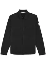 Sandbanks Stretch-cotton Overshirt - Black - XL XL
