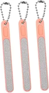 DRESSOOS 3pcs Natural Nail Files Portable Manicure Tools for Women Set of Nail Buffing Blocks Travel Stylish for Home Salon
