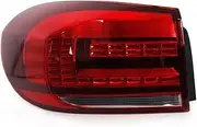 Taillamp Assembly Rear Bumper TailLight Brake Stop Reverse Lamp Taillight Compatible With VW Tiguan 2013-2017 Car Accessories(Outside Left)