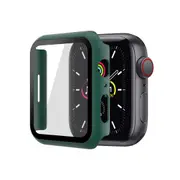 ZUSLAB for Apple Watch Ultra 2 (2023) 49mm Hard Case with Tempered Glass Screen Protector Ultra 2 Thin Anti Fall Tough Protective Cover - Green