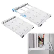 2 Pcs School Locker Shelf Organizer - Adjustable Locker Divider Mate Easy8298