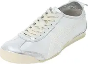 [Onitsuka Tiger] Mexico 66 Silver/Off White Sneakers, Silver/Off White, 28.0 cm