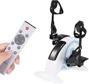Exercise Bike Pedal Exerciser Portable Home Leg Arm Cardio Training Cycle Bike with LCD Display & Adjustable Resistance for Rehabilitation Training Gym Fitness