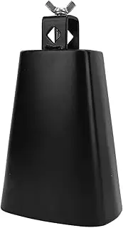 7 Inch Cowbell, Noise Maker Cowbell with Bright Tones Adjustable Mount Cowbell Standard Cowbell Clamp for Drum Kits