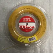 BRAND NEW WILSON EXTREME OCTANE 16 1.30mm 660ft 200m Reel Tennis String YELLOW