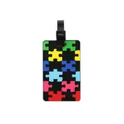 Luggage Tags Backpack Label ID Address Handbag School Plastic Travel - 3pcs