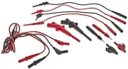 Pomona 5674C Deluxe Electronic DMM Test Lead Kit, Right Angle Plug