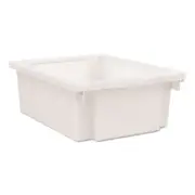 HON HFMBIN6 Flagship 12.75" x 16" x 6" Storage Bins - Translucent White New