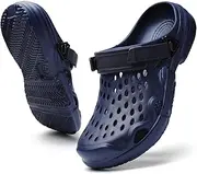 [Meidiastra] Men's Slip On Clogs Summer Non Slip Garden Shoes Lightweight Soft Clogs Mules Garden Kitchen Outdoor Beach Yard Pool Shower Classic Sandals Slippers