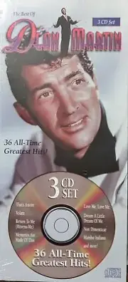 Dean Martin CD 36 ALL-TIME GREATEST HITS 3 Disc Long Box Set Ballads Crooner NEW