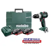 METABO 18V Li-Ion Cordless Impact Drill Driver Kit With LIHD Batteries