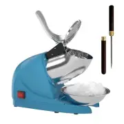 OKF Ice Shaver Prevent Splash Snow Cone Machine, Electric 3 Blades Shaved Ice...