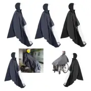 Wheelchairs Poncho Lightweight Adjustable Raincoat Activity Reusable Universal