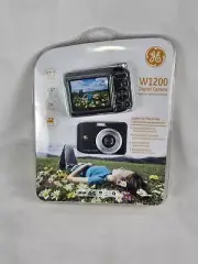 Rare Unopened General Electric Black W1200 12.2mp Digital Camera NOS