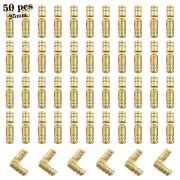 50 Pcs Invisible Barrel Hinges 5x25mm Brass Concealed Hinge Hidden Brall Hinges