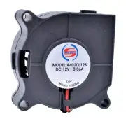 COOLING REVOLUTION A4020L12S DC 12V 0.06A 2-Pin Centrifugal Blower Fan 4020