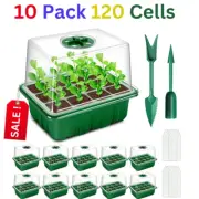 Seed Starter Tray, Thicken Seed Starting Trays Kit with Humidity Dome with Lids