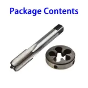 Tap Die Metric Thread Manufacturing Metalworking Straight Flute Taps Height 10mm