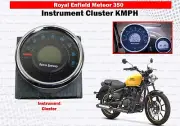 Royal Enfield "Meteor 350 Instrument Cluster KMPH"