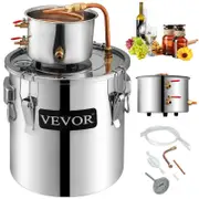 Vevor 30L 8Gal Alcohol Distiller,Water Spirit Boiler Home Brew Copper Alcohol Still