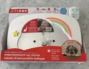 Skip Hop Baby Car Entertainment Mirror Rear Facing Silver Lining Cloud Music