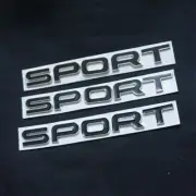 3x Black SPORT Chrome Metal Decal Badge Emblem Sticker Engine Sport 3D AWD Turbo (for: Renault)