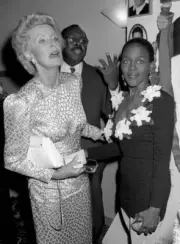 Dina Merrill and Cicely Tyson attend Parenthood Premiere on - 1989 Old Photo 1