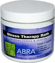Abra Stress Therapy Sea Salt Bath, Lavender & Chamomile, 17 Ounce