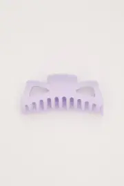 Purple Large Matte Claw Clip